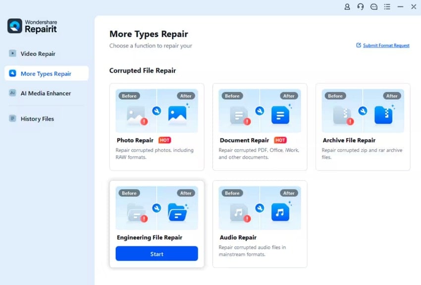 start engineering file repair