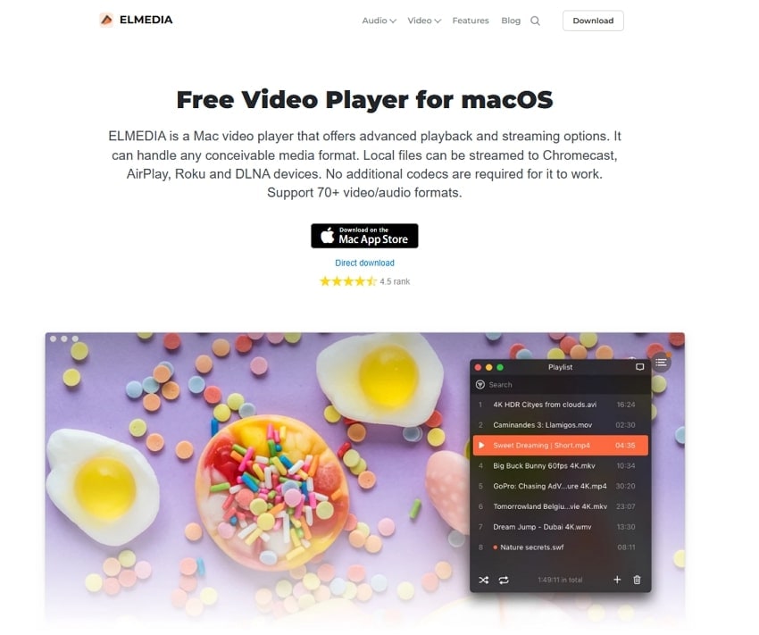 elmedia player for swf file