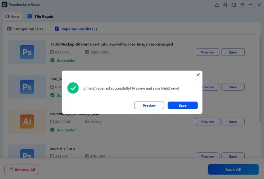 use save button to download files