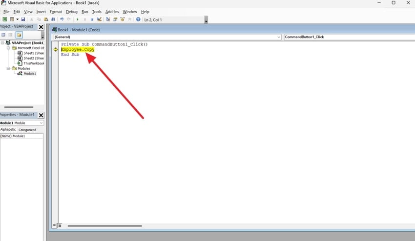 let vba highlight mismatched code