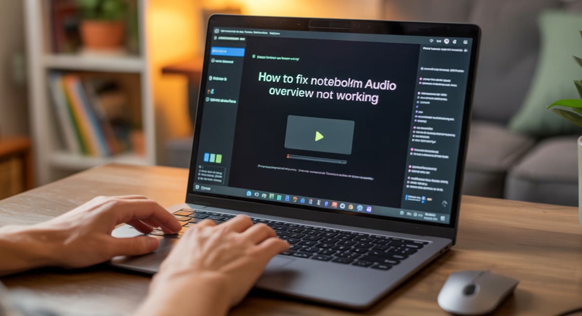 notebooklm audio overview not working