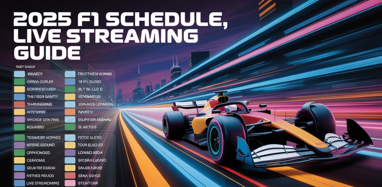 2025 F1 Schedule, Live Streaming Guide & Video Repair Tips