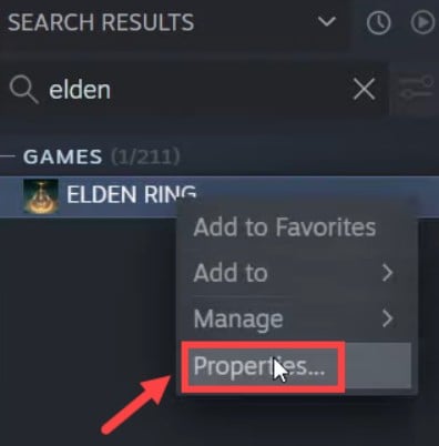 steam elden ring properties