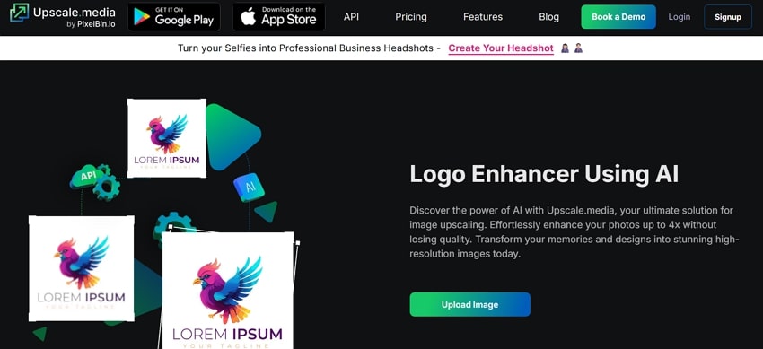 upscale media logo enhancer