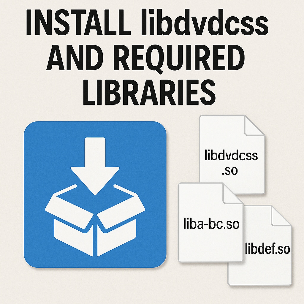 install libdvdcss