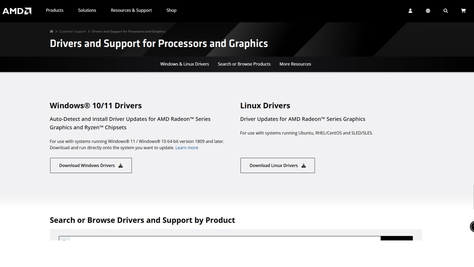update drivers using amd tools