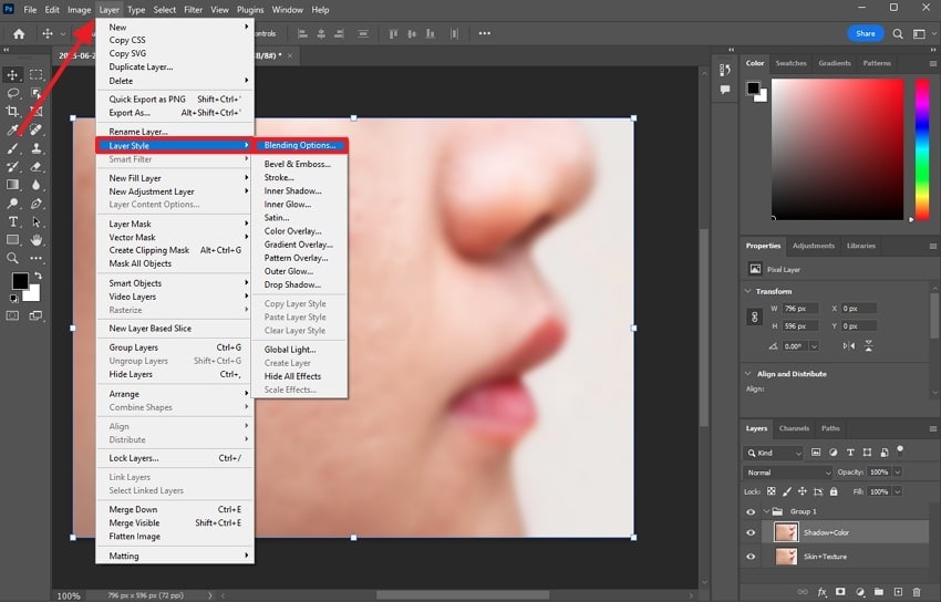 expand layer scale for blending options