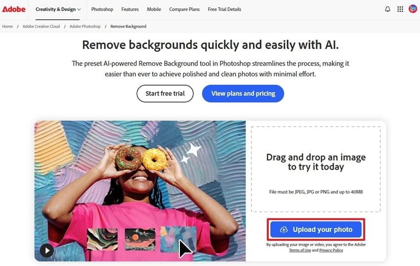 upload your photo photoshop online
