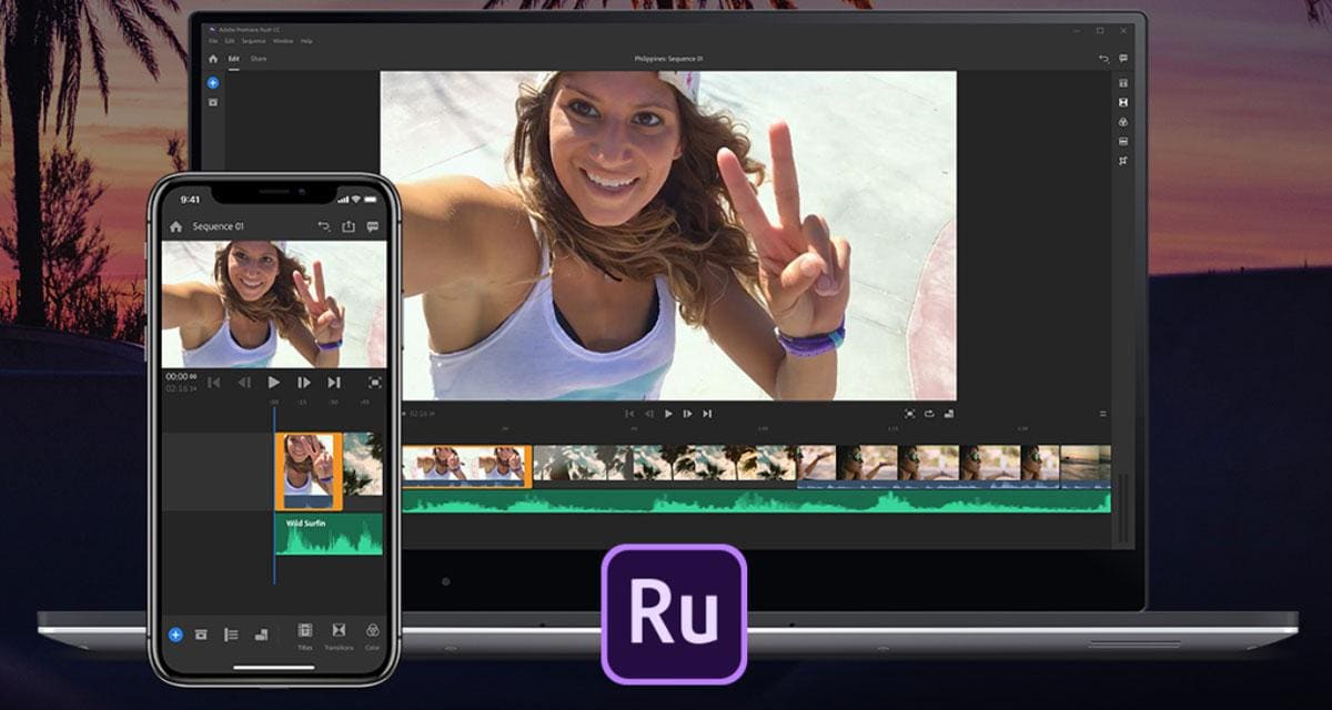 adobe premiere rush video editor