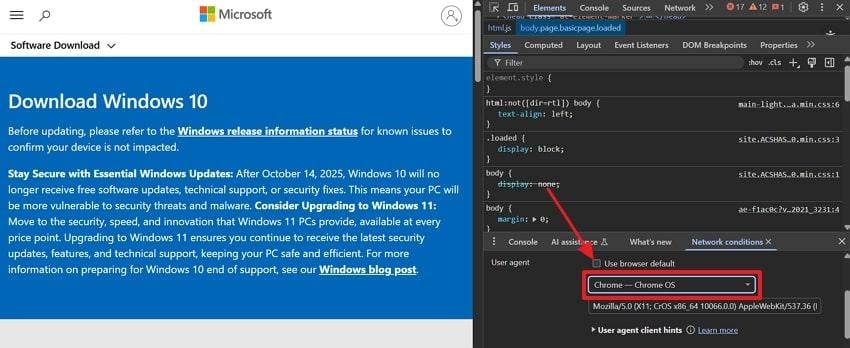 select chrome default browser