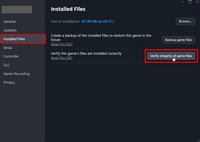 verify game file integrity