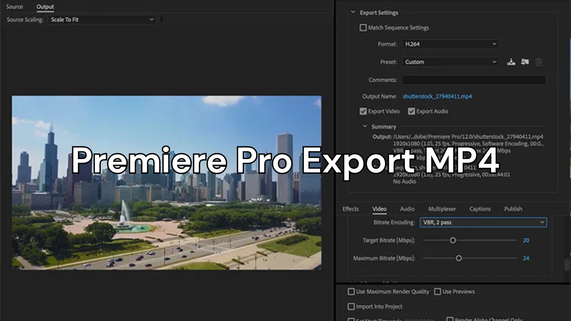 Premiere Pro Export MP4: A Complete Guide for Beginners
