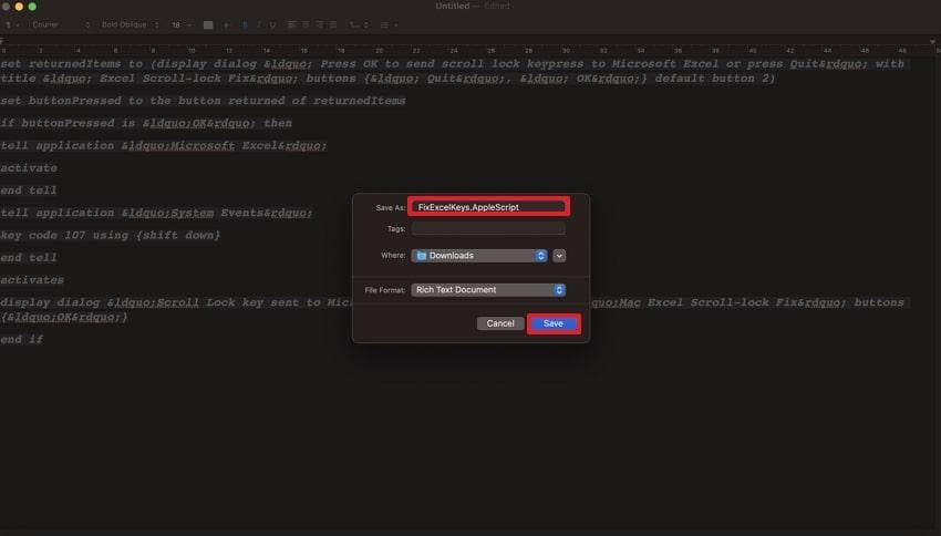 mac scroll lock disabling command