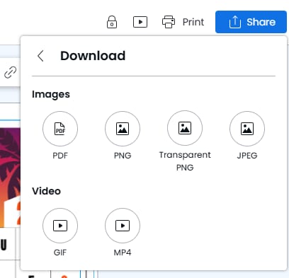 lucidpress save ad sharer