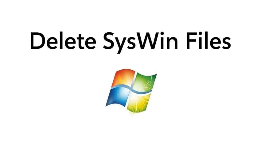 delete syswin files