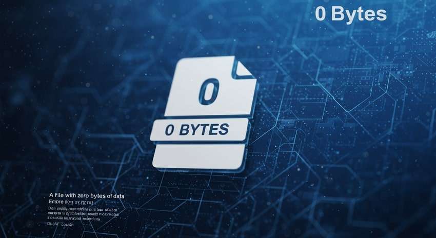 define 0 byte error