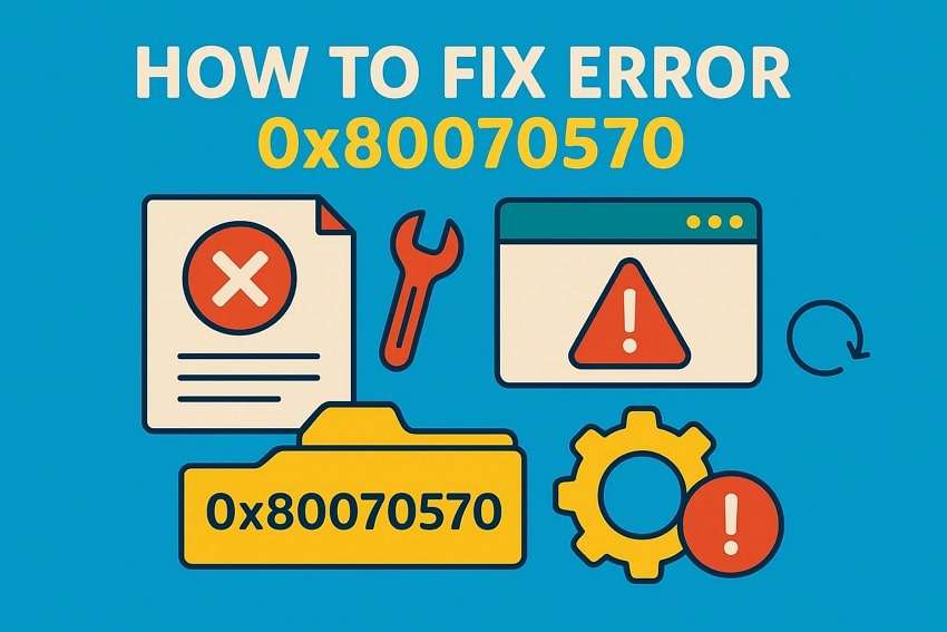 How to Fix Error 0x80070570: The File or Directory Is Corrupted