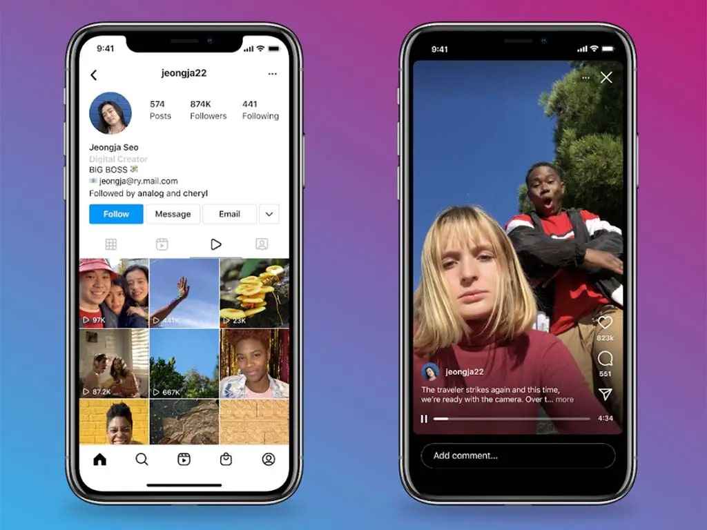 instagram video posts en feed