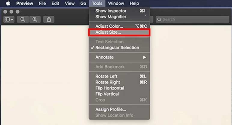 open adjustment window