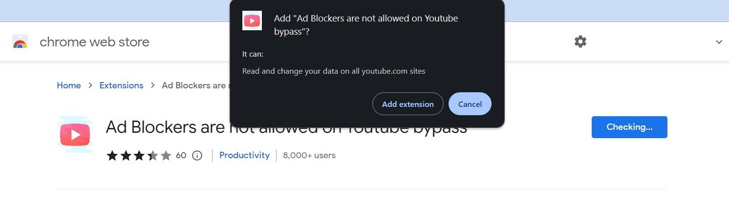 ad blockers add extension
