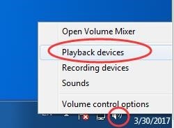 open playback devices