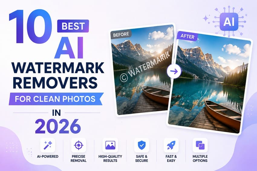 Top AI Photo Watermark Remover Tools to Clean Images in 2026