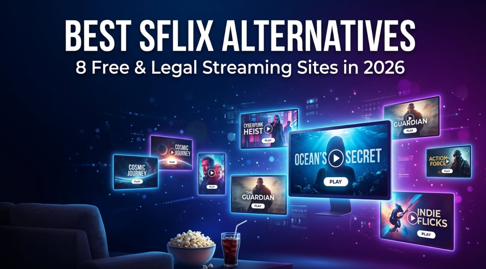 8 Best SFlix Alternatives for Free Movie Streaming in 2026