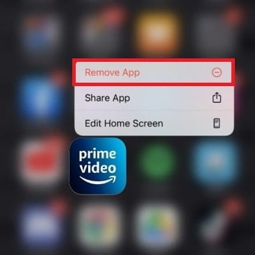 remove amazon prime app