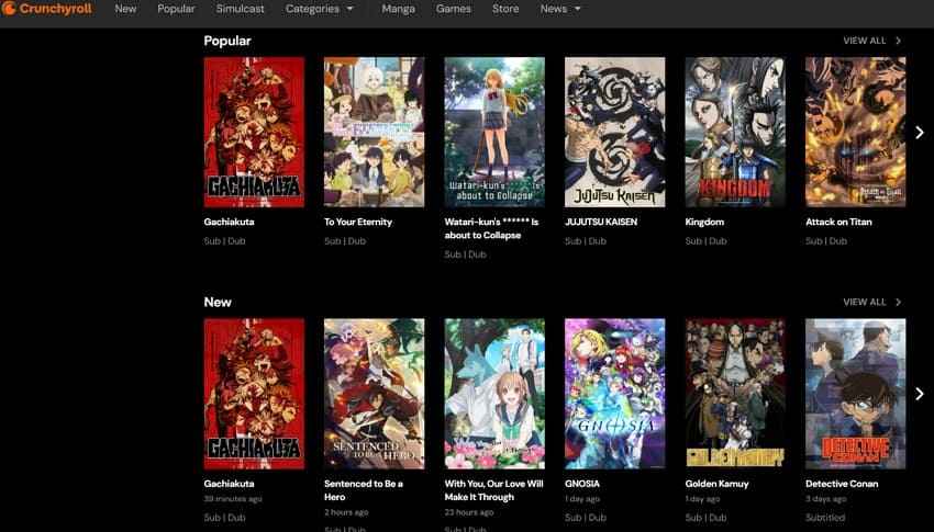 animesuge alternative crunchyroll