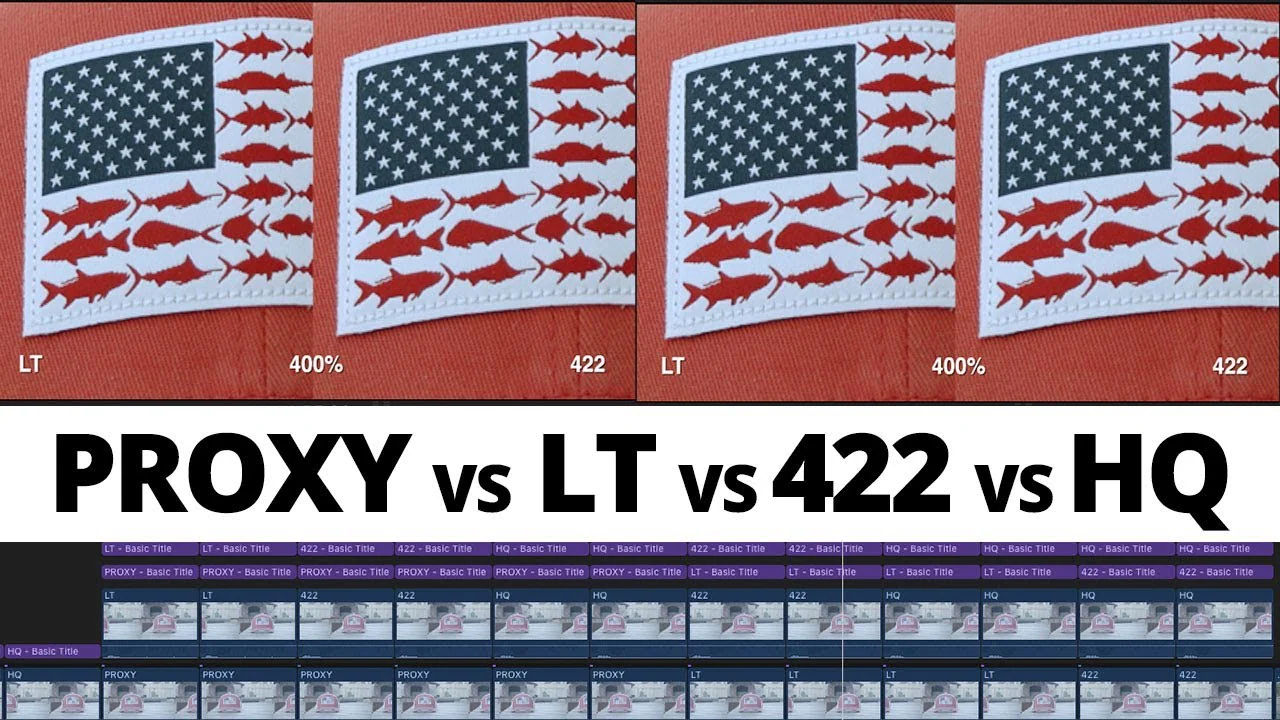 apple prores 422 hq vs lt