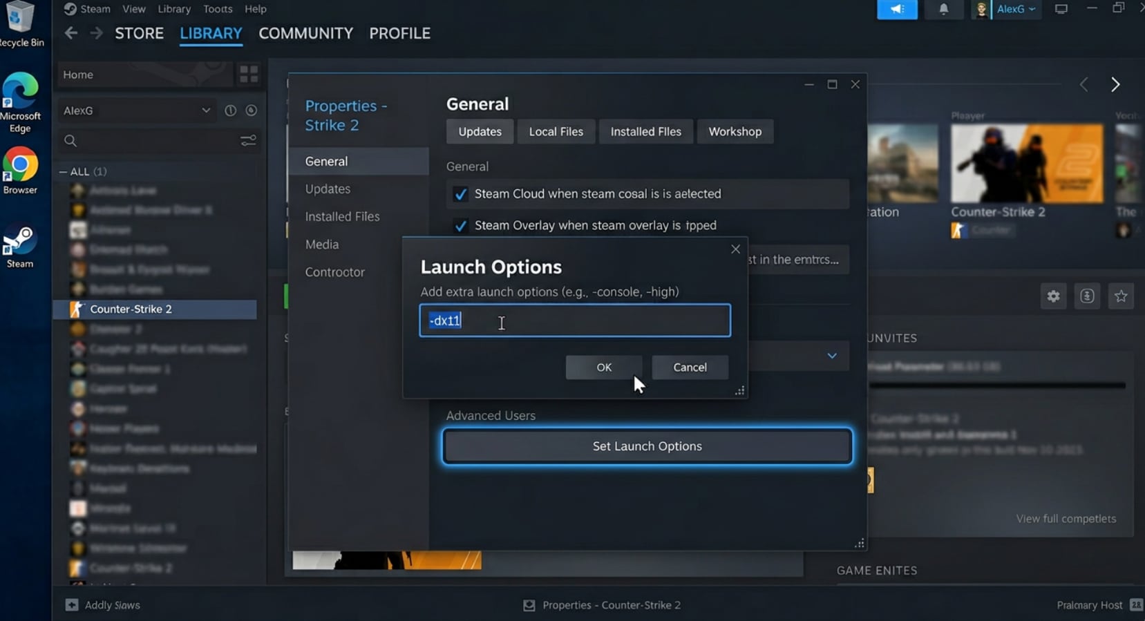 add -dx11 launch parameter in steam to fix arc raiders not launching DX12 crash