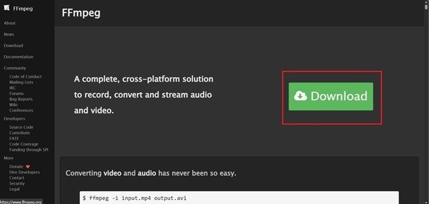 download ffmpeg