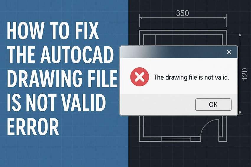 Troubleshooting AutoCAD Drawing File is Not Valid Error Message