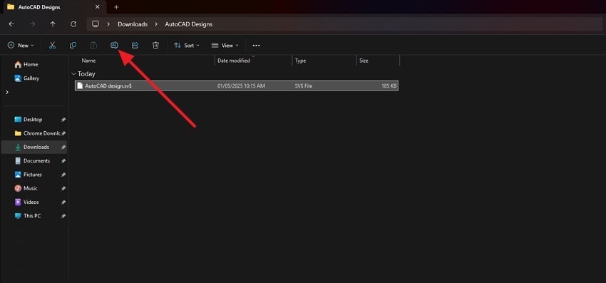 rename autocad file in sv$