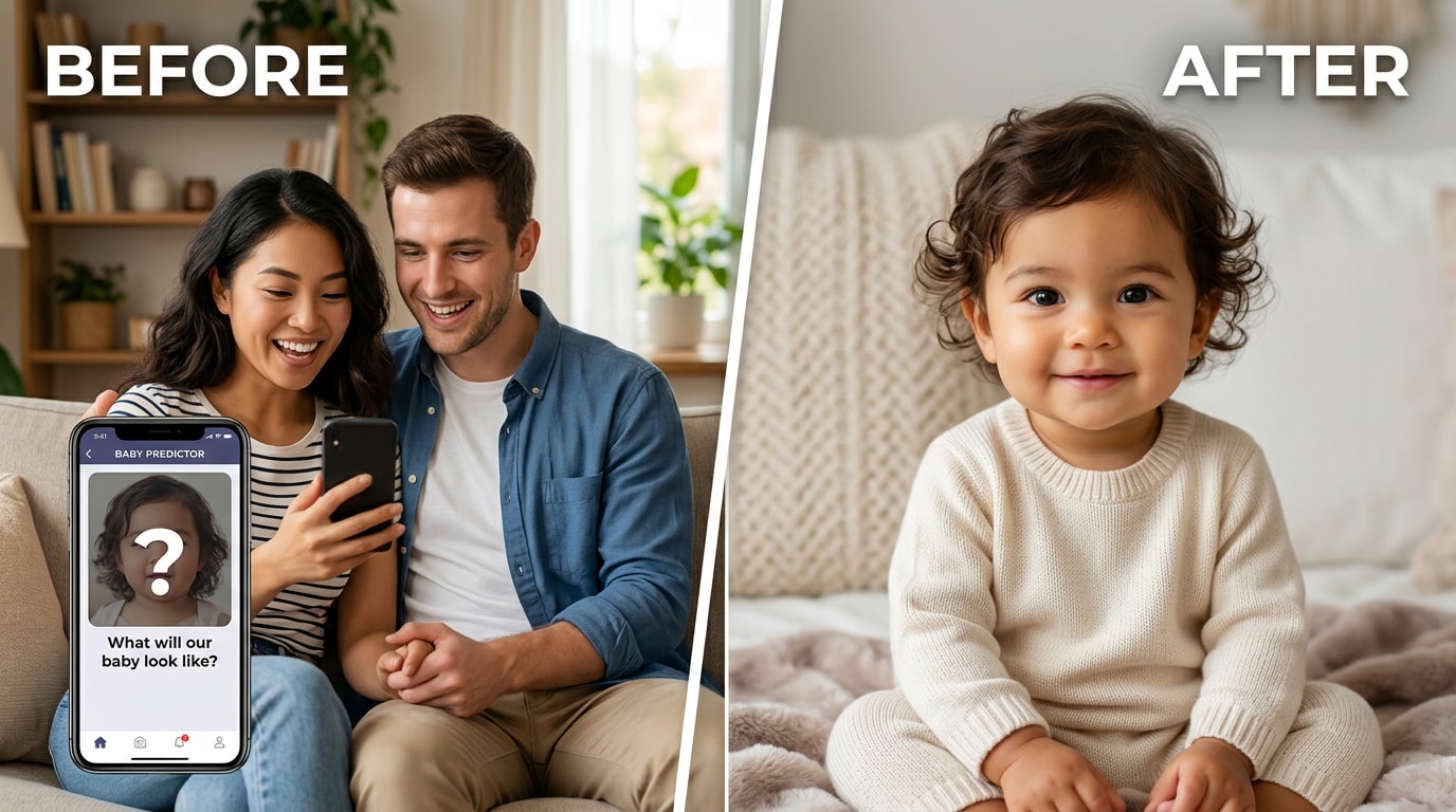 interracial couple baby face prediction