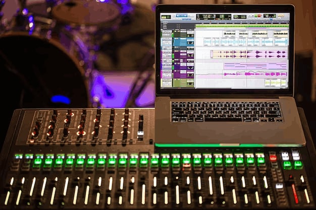 o software líder em mixagem de música com IA para uma mixagem de som