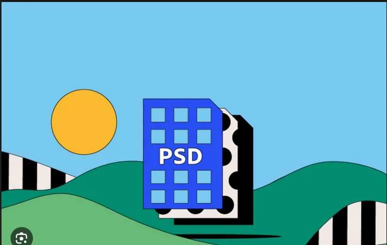 Ein Symbol für eine psd-Datei