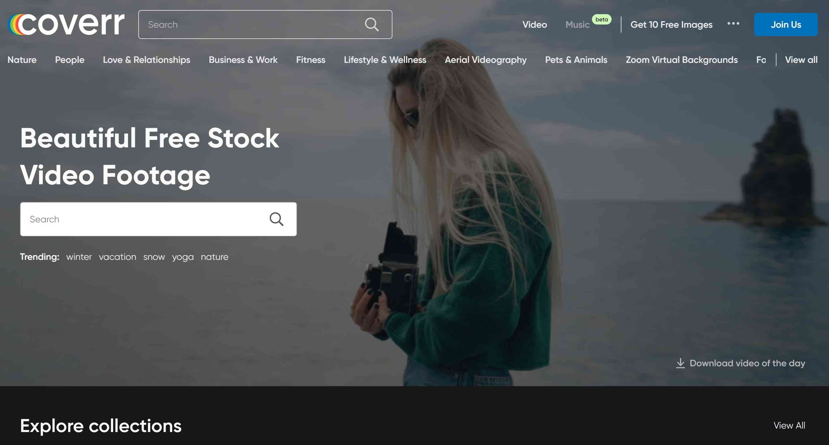 coverr sito di scaricare video stock gratuiti