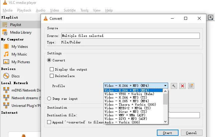 vlc media player free video compression software 