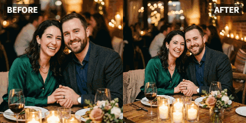 Foto Cena Romantica con AI: Crea Brindisi a Sorpresa