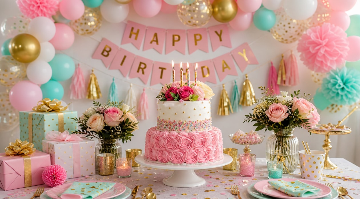 birthday social media photo after AI editing