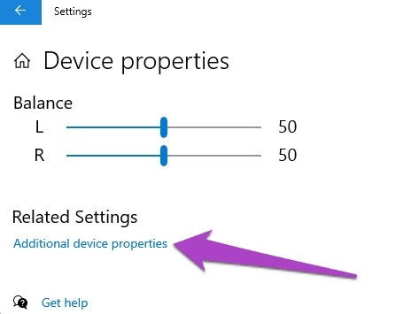 additional device properties