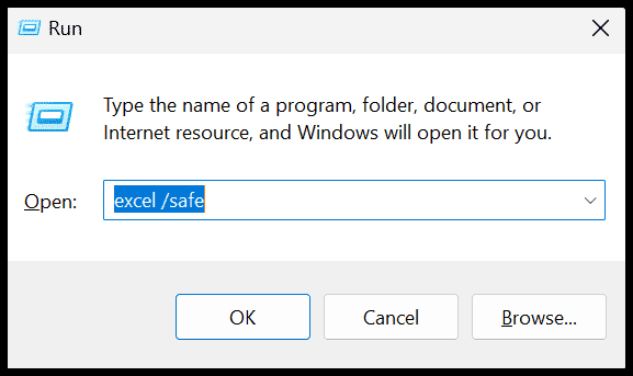 excel safe mode 