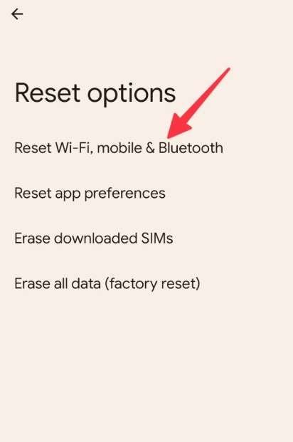 open network settings on android