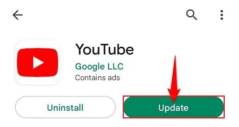 update youtube