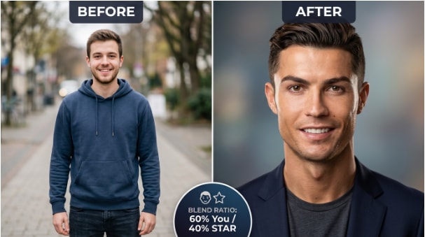 creative blend portrait