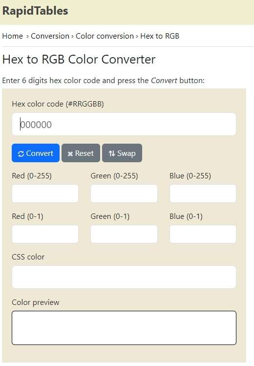 rgb color converter 