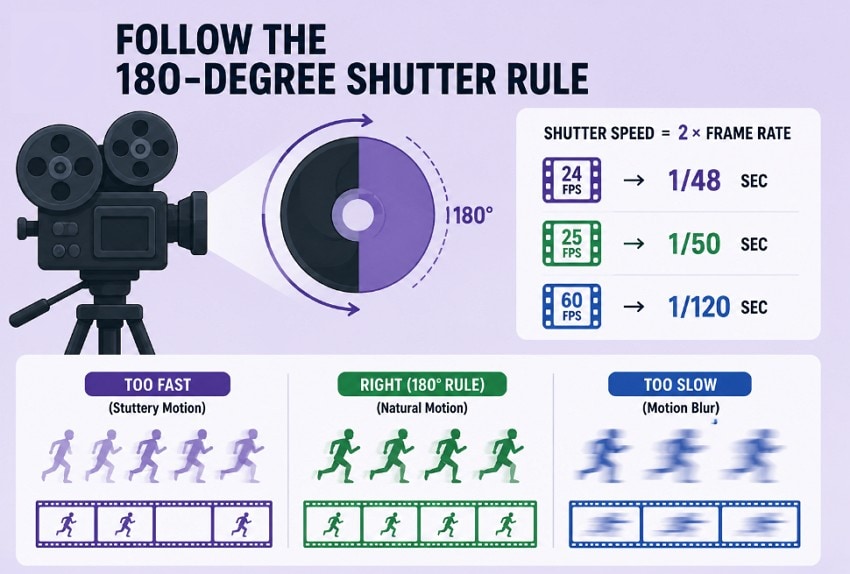 follow the shutter rule