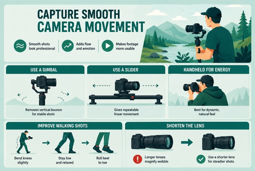 capture smooth camera movement