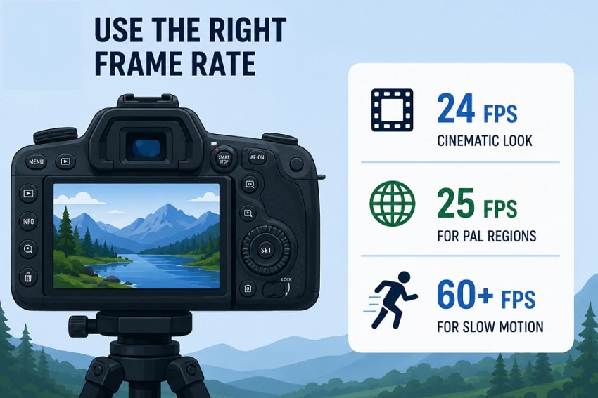 use the right frame rate